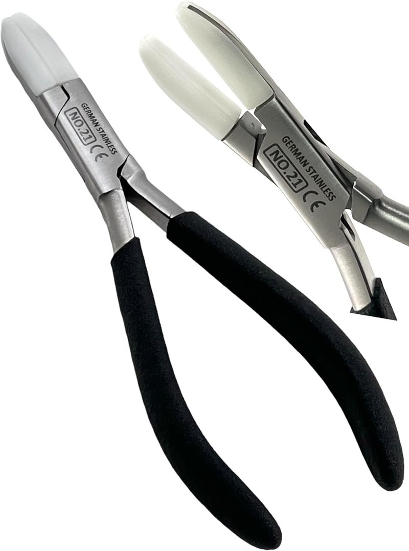artlab Premium -Nose Pad Arm Adjusting Pliers Eyeglass Arms Frame Eyeglasses Nose Pad Remover, Multi-purpose Optical Optician Tool for Glasses Repair Assembling & Adjusting (ARMS FRAME PLIER) - Image 1